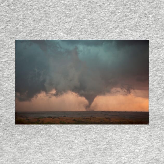 Tornado over fields, USA (C003/6464) by SciencePhoto